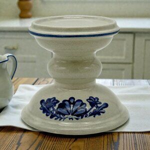 VTG Pfaltzgraff Yorktowne 4” Candlestick USA Centerpiece Stoneware Home Decor